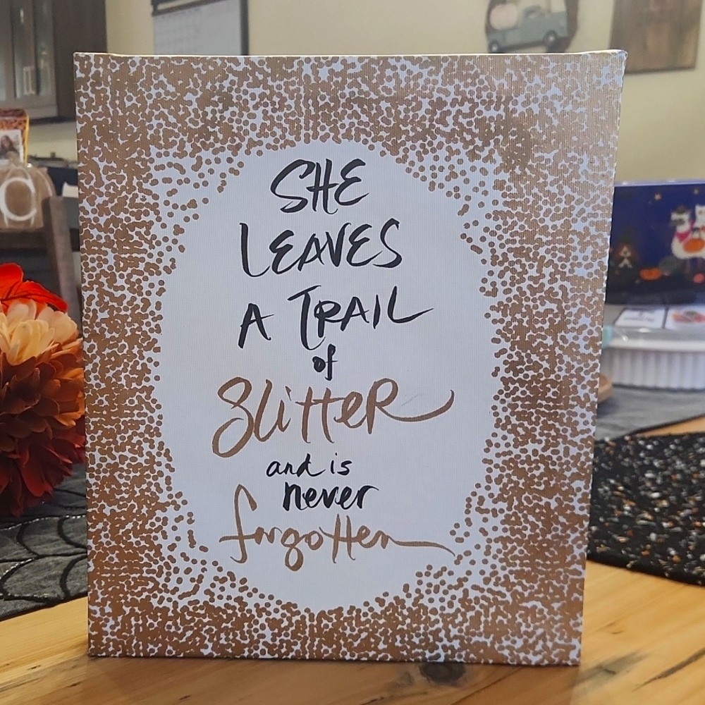 Canvas sign for girls/woman